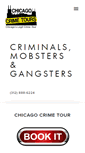 Mobile Screenshot of chicagocrimetours.com